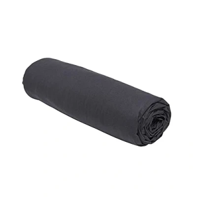 Image de Drap housse Essential 140 x 200+30 cm 2 personnes 100% Coton uni Fusain