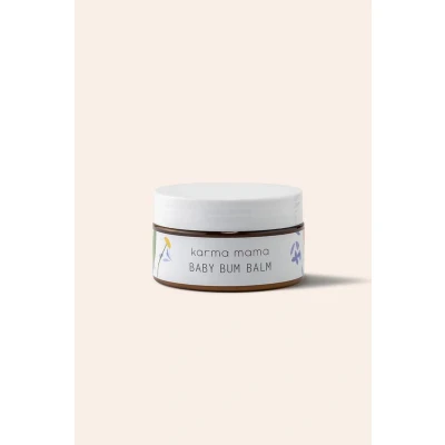 Afbeelding van Karma Mama Baby Billenbalsem Veilig voor Pasgeboren Baby&#039;s Voorkomt Luieruitslag Kalmeert Geïrriteerde Huid 100% Natuurlijk 100 ml