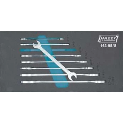 Afbeelding van Hazet 163 95/8 Dubbele steeksleutelset 8 delig 6 22 mm DIN 3110, ISO 10102