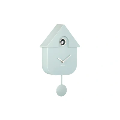 Afbeelding van Karlsson Modern Cuckoo koekoeksklok Soft blue / 41x 8,5 x 21,5 cm Kunststof