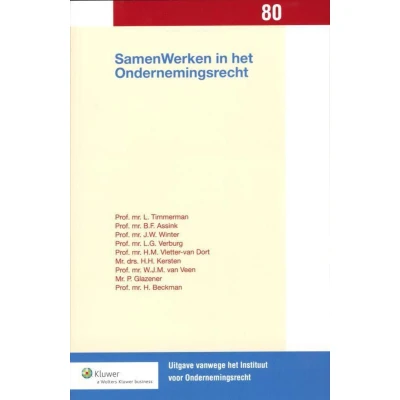 Afbeelding van SamenWerken in het ondernemingsrecht