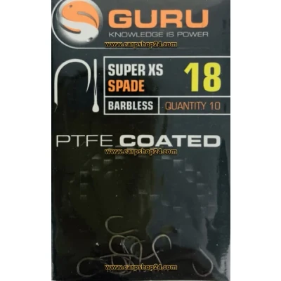 Afbeelding van Guru Super XS Spade Barbless (10 pcs) Maat : 18