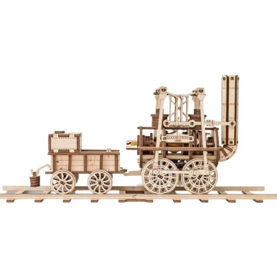 Afbeelding van Eco Wood Art Locomotief Houten Modelbouw