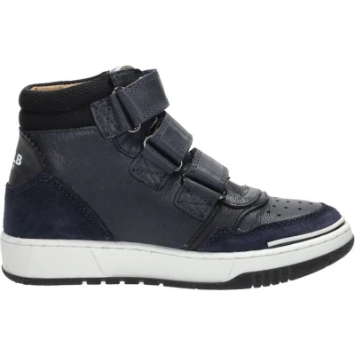 Afbeelding van Develab Sneakers hoog voor kinderen, Maat: 31, Donkerblauw Leer