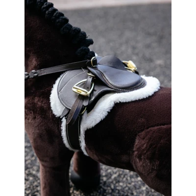 Image de LeMieux Toy Pony Hunter Tapis de Selle MarronVendu par Agradi