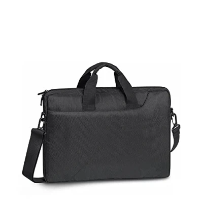 Afbeelding van RivaCase 8035 Laptop Schoudertas 15.6 Inch Extra vak voor 10.1 tablet Zwart