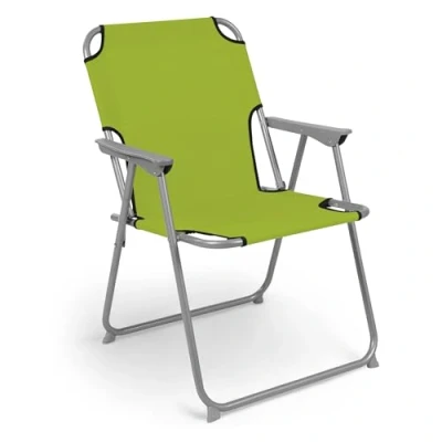 Afbeelding van Berlin tuinstoel of houten tafel In verschillende varianten Opvouwbare met groen metalen frame.