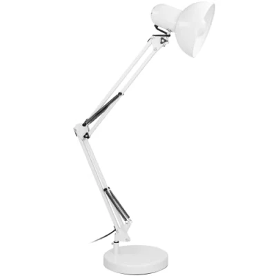 Afbeelding van Virone DEON Bureaulamp, houder van staal, E27, 60 W, hoog (wit)