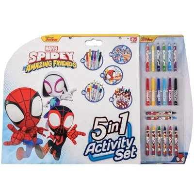 Image de set de dessin Canenco Marvel Spidey and his amazing friends 5 en 1 Activity