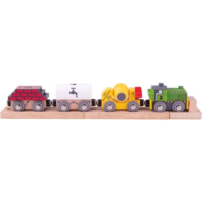Afbeelding van Bigjigs Bouwtrein