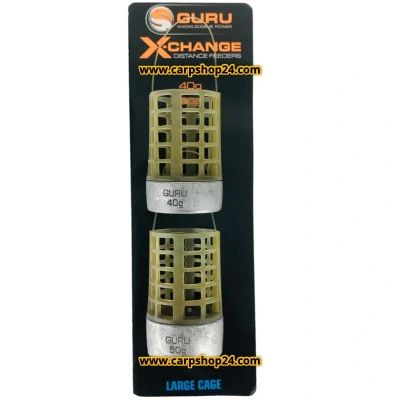 Afbeelding van Guru X Change Distance Feeders (2 pcs) Maat : Large Cage 40 50g