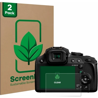 Afbeelding van ScreenLeaf Screenprotector voor Panasonic Lumix DC FZ82 / FZ82D Duurzame schermbescherming Folie Beschermfolie transparant (2 Stuks)