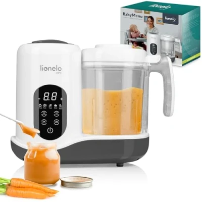 Afbeelding van Lionelo Multifunctionele Keukenmachine 5in1 voor het bereiden van babyvoeding Stoomapparaat Verwarmer Mixfunctie