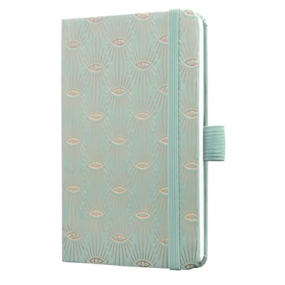 Afbeelding van Weekagenda Beauty A6 2025 (NL/FR/EN/DU) Mystic Aquamarin Hardcover