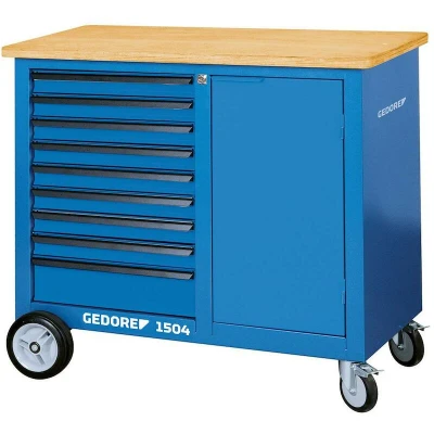 Image de GEDORE 1504 0810 établi mobile à 9 tiroirs 1814923