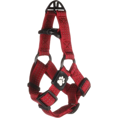 Afbeelding van Flamingo Zorba Step&amp;go Harnas Honden Rood S 40 45cm 25mm 1st 133978