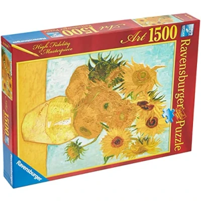 Afbeelding van Ravensburger puzzel 1500 bloemen Vincent van Gogh
