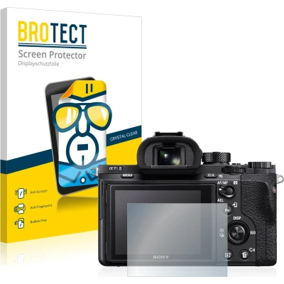 Afbeelding van BROTECT Screenprotector voor Sony Alpha 7S II Folie Beschermfolie transparant (2 Stuks)