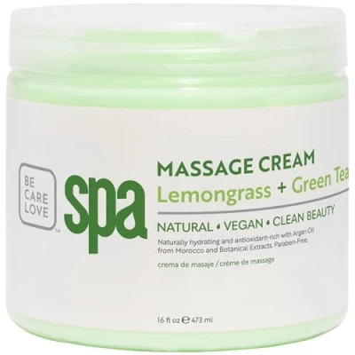 Afbeelding van BCL SPA Massage Cream Lemongrass+Green Tea 473 ml
