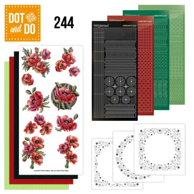 Afbeelding van Dot and Do 244 Amy Design Roses are Red