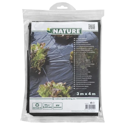 Afbeelding van Nature Afdekzeil 50 Micron Dekkleed 3x4 m Zwart
