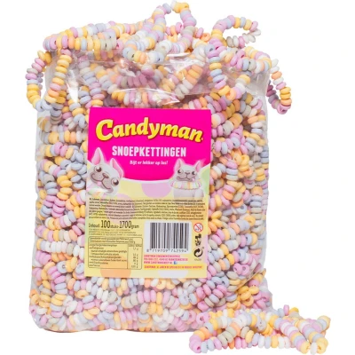 Afbeelding van Candyman Snoepkettingen 100 Stuks
