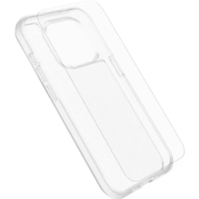 Afbeelding van Otterbox React Apple iPhone 15 Pro Max Back Cover Transparant Met Koord