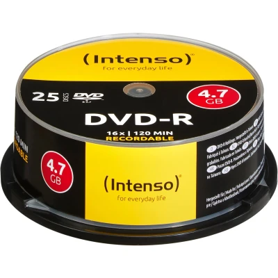 Afbeelding van Intenso 4101154 DVD R disc 4.7 GB 25 stuk(s) Spindel
