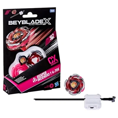 Afbeelding van Hasbro Beyblade X, Starter Pack, Reaper Fire T 4 70K CX, tol en launcher