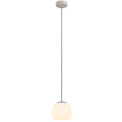 Afbeelding van EGLO Cominio Hanglamp E27 Ø 18,5 cm Zandkleurig/Taupe Glas