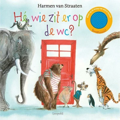 Afbeelding van Uitgeverij leopold geluidenboek hé, wie zit er op de wc?