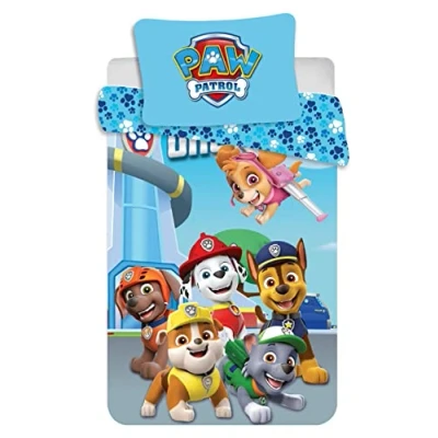 Afbeelding van PAW Patrol One Team Baby dekbedovertrek 100x135 cm Inclusief kussensloop