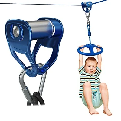 Afbeelding van Ninja Slider Slackline Pully Glijlager Accessoires voor Parcours geschikt textieltouwen tot diameter 50 mm