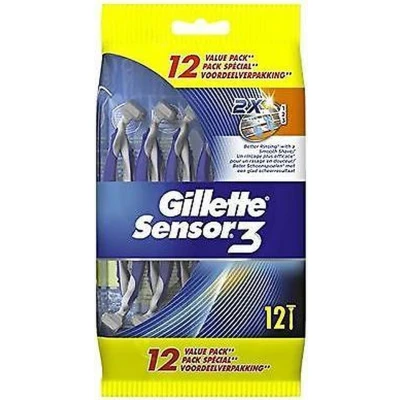 Afbeelding van Gillette Sensor 3 Comfort Wegwerpmesjes 12 Stuks