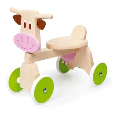 Afbeelding van Scratch Move It 4 Wheel Walker Loopfiets Koe