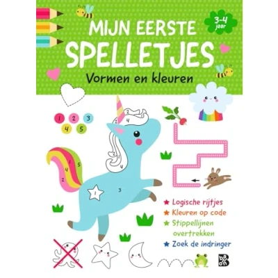 Afbeelding van Uitgeverij ballon mijn eerste spelletjesblok vormen en kleuren