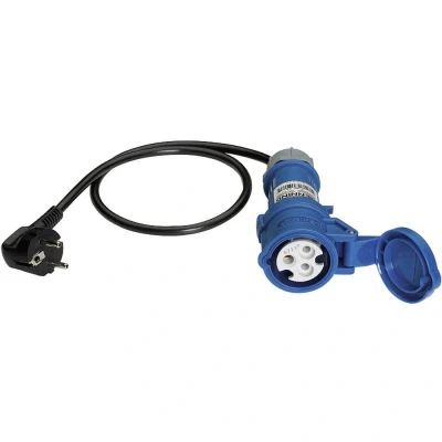Afbeelding van Benning 044143 Meetadapter Randaarde stekker CEE Cara koppeling Blauw