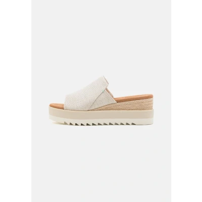 Afbeelding van TOMS Diana MULE Muiltjes met hak, Dames, Maat: 42, Natural Textiel