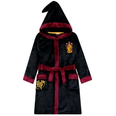Afbeelding van HARRY POTTER Kamerjurk Gryffindor Jongen, zwart.