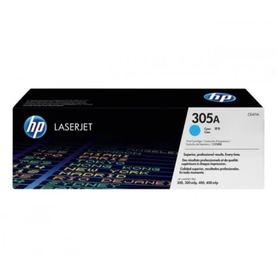 Afbeelding van HP Tonercartridge CE411A 305A blauw