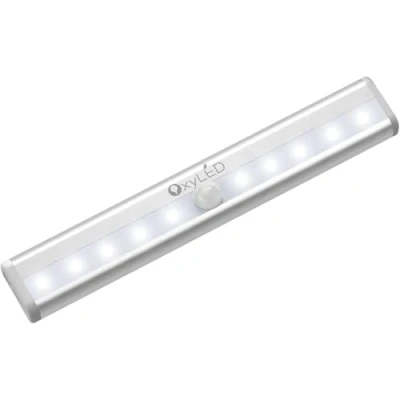 Afbeelding van OxyLED Bewegingssensor, DIY Stick Batterij voor elke locatie, draadloos, 10 leds, veilige verlichting met magneetstrip kledingtrappen