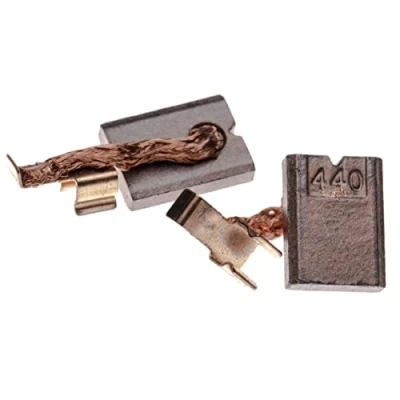 Afbeelding van vhbw Set van 2 koolborstels motorkoolborstels 3 x 10 13,4 mm, geschikt voor Makita BHP44 BHP446 BHP450 BHP451 BHP452 BHP454