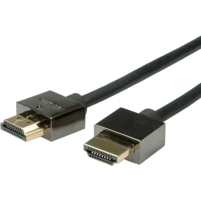 Afbeelding van ROLINE Notebook HDMI High Speed kabel met Ethernet M/M, zwart, 1,5 m