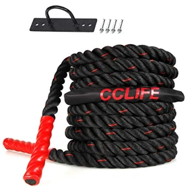 Afbeelding van CCLIFE Battle Ropes Rope 15m Ø38mm Fitnesse Sport Training Fitness voor Gym Muscle Building