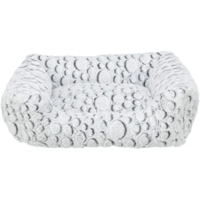 Afbeelding van Trixie Hondenmand Mila Hoekig Pluche Wit / Grijs 50X40 CM (410542)