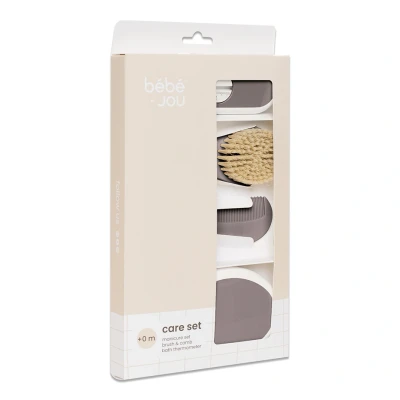 Afbeelding van Bébé jou Babygeschenkset Chalk Brown
