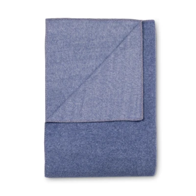 Afbeelding van Kayori Sagano plaid bamboo 180/260 Donkerblauw