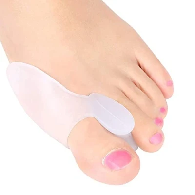 Afbeelding van 6 voudige teenscheider, verbeterde siliconen, 0% BPA, eenheidsmaat zachte gelsiliconen, teenspreider, geen product voor orthese hallux valgus correctie duurzaam