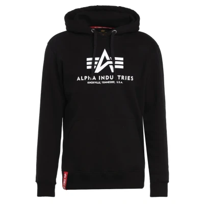 Afbeelding van Alpha Industries Basic Hoodie black, Heren, Maat: XL, Black
