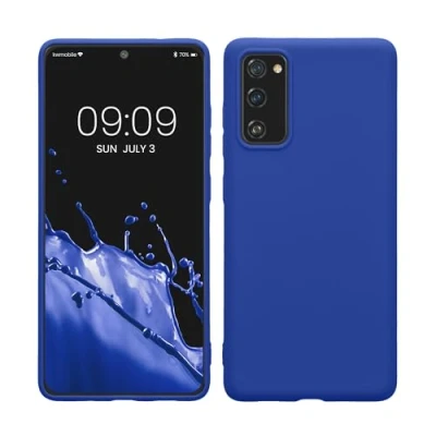 Afbeelding van kwmobile telefoonhoesje geschikt voor Samsung Galaxy S20 FE Hoesje smartphone Back cover in Baltisch blauw